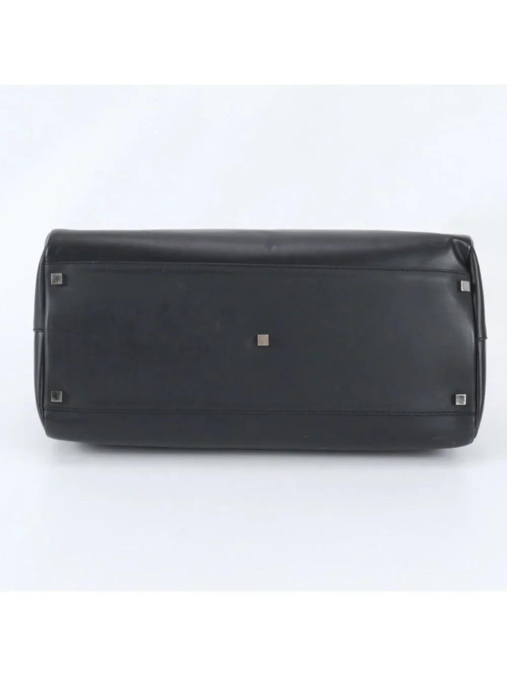 Gucci Leather Boston Bag Tote Carry Black